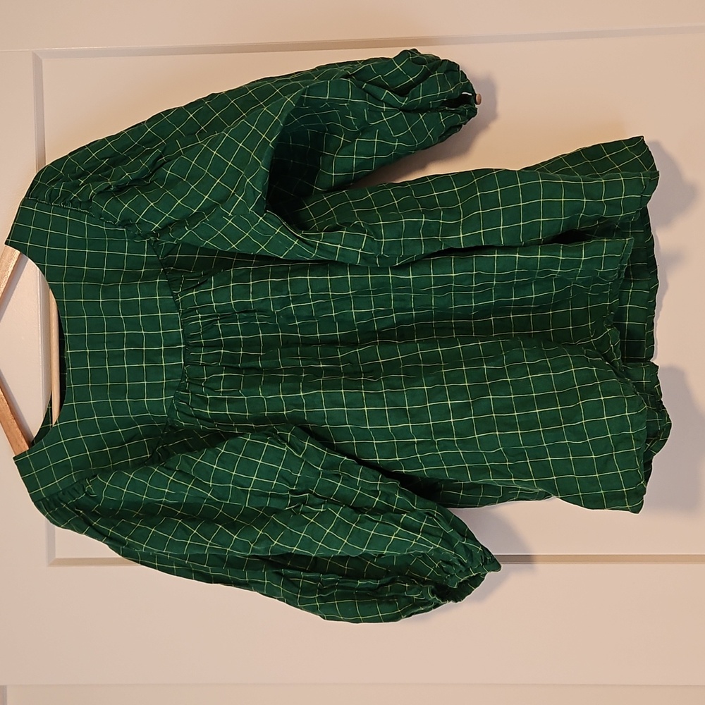 Aliya Wanek Giselle Top Emerald Green - Picture 2 of 3